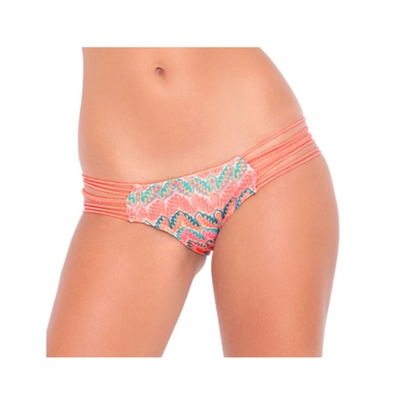 NEW $168 Luli Fama [ Large ] Fiego Divino Criss-Cross Bikini Top +‎ Bottom - Picture 4 of 16